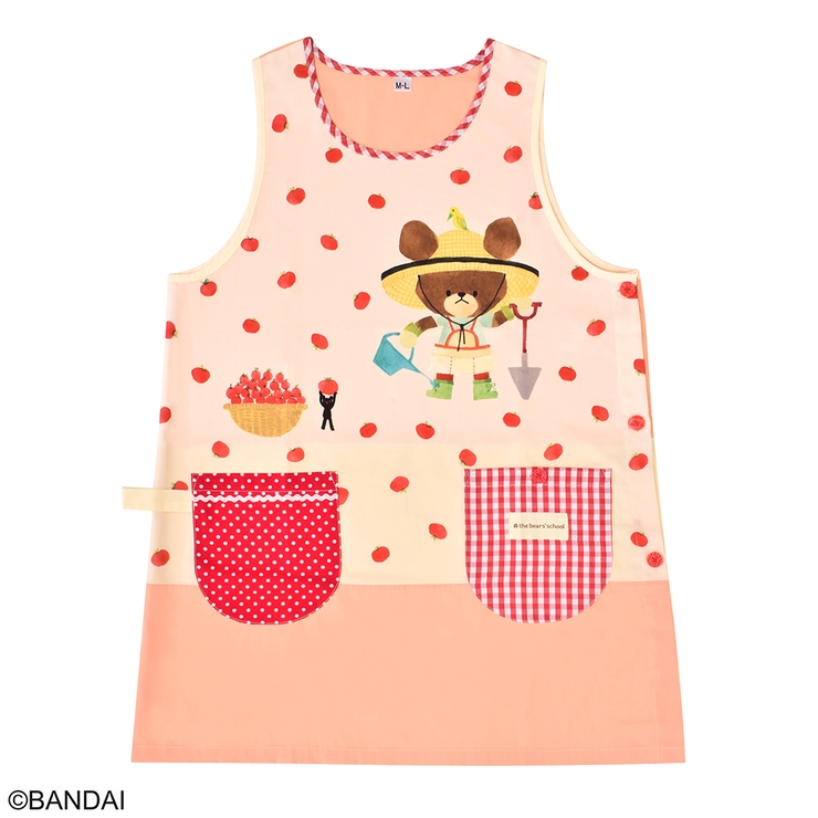 くまのがっこう エプロン トマトづくり | KIT-HIT-SURU | 詳細画像1 