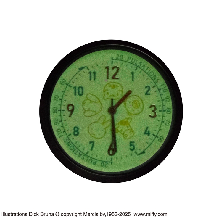 ミッフィー カラビナ付きウォッチ(蓄光盤) アニマルズ イエロー | KIT-HIT-SURU | 詳細画像5 