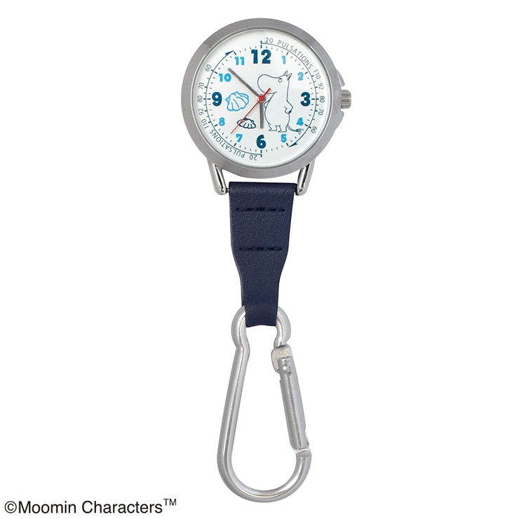 ムーミン カラビナ付きウォッチ(蓄光盤) ムーミン ネイビー | KIT-HIT-SURU | 詳細画像1 