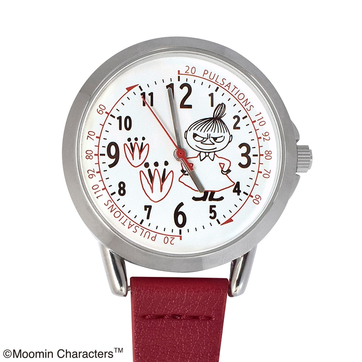 ムーミン カラビナ付きウォッチ(蓄光盤) リトルミイ ワインレッド | KIT-HIT-SURU | 詳細画像2 