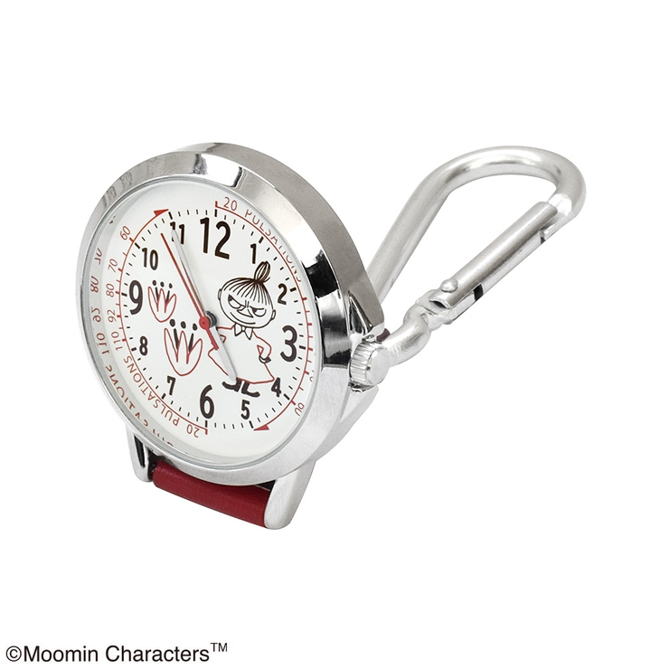ムーミン カラビナ付きウォッチ(蓄光盤) リトルミイ ワインレッド | KIT-HIT-SURU | 詳細画像4 
