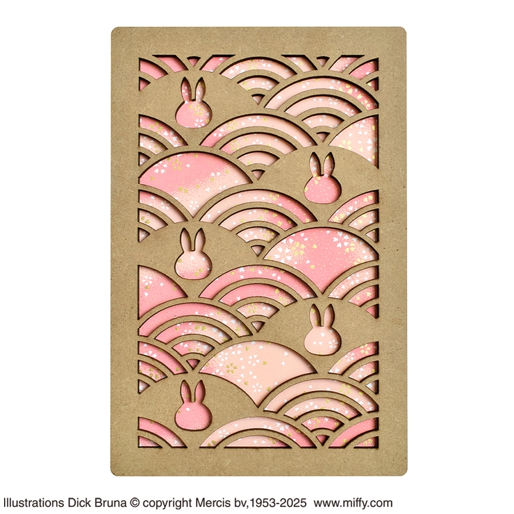 ミッフィー 透かし彫り御朱印帳 桜吹雪 | KIT-HIT-SURU | 詳細画像1 