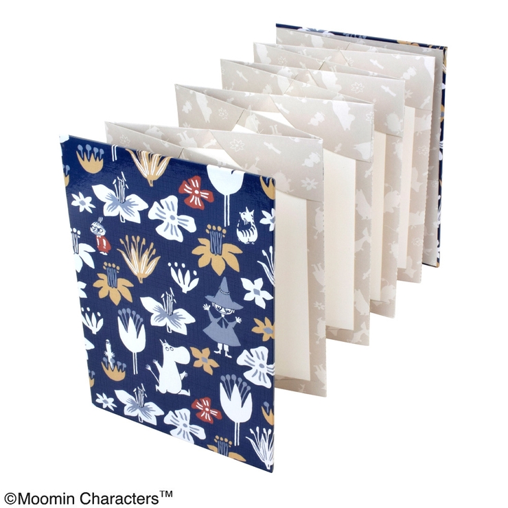 ムーミン じゃばら差し込み帳 紺 | KIT-HIT-SURU | 詳細画像3 