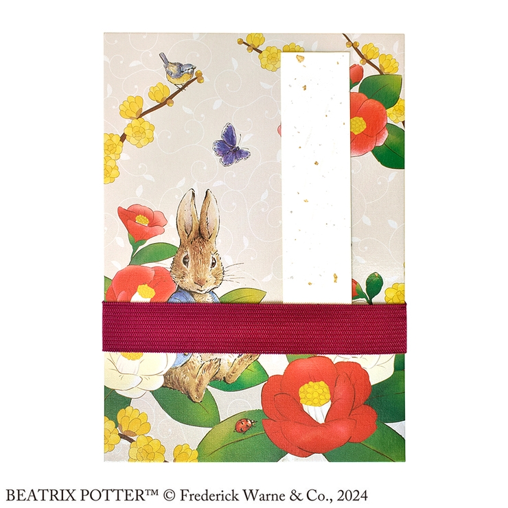 ピーターラビットTM 書き置き御朱印帳 Camellia[品番：SLDW0000429