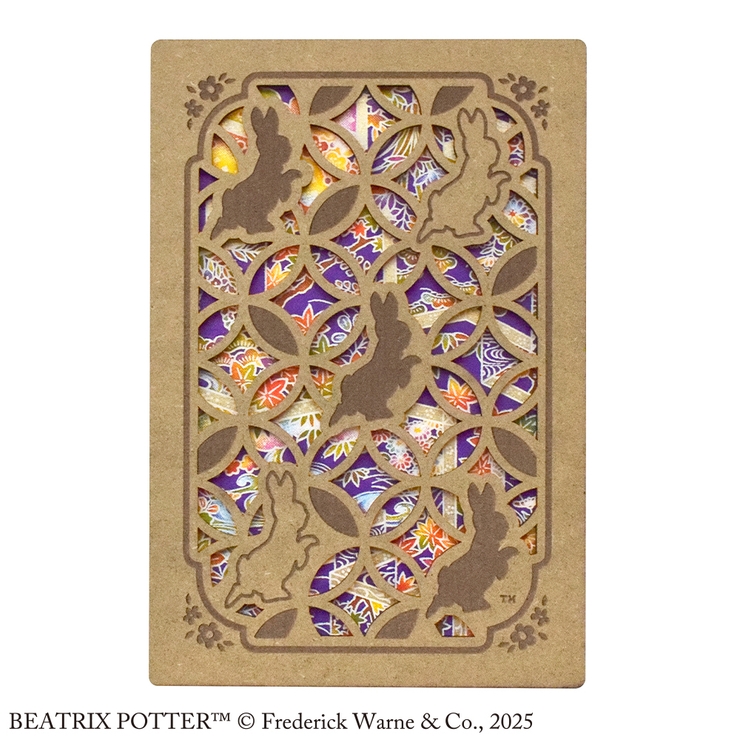 ピーターラビット 透かし彫り御朱印帳 絢爛 | KIT-HIT-SURU | 詳細画像1 