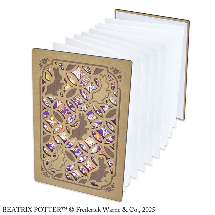 ピーターラビット 透かし彫り御朱印帳 絢爛 | KIT-HIT-SURU | 詳細画像3 