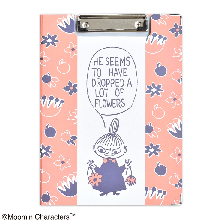 ムーミン クリップボード リトルミイ コーラルピンク/パウダーブルー | KIT-HIT-SURU | 詳細画像1 