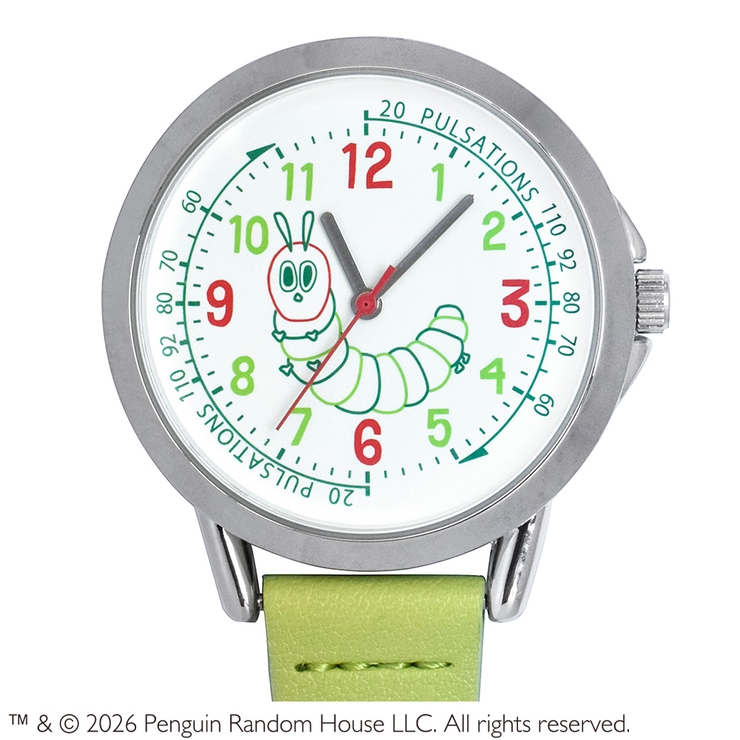エリックカール はらぺこあおむし カラビナ付きウォッチ(蓄光盤) | KIT-HIT-SURU | 詳細画像2 