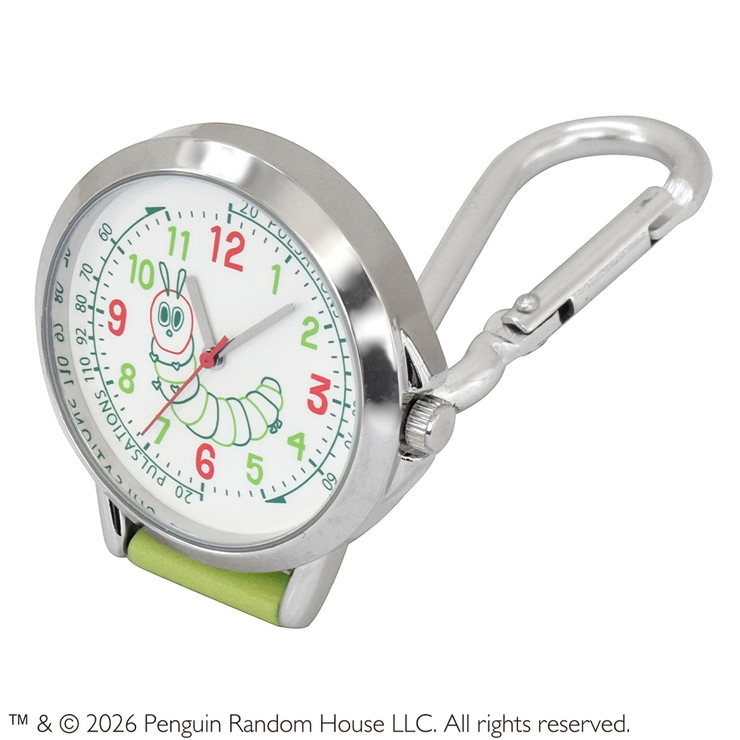 エリックカール はらぺこあおむし カラビナ付きウォッチ(蓄光盤) | KIT-HIT-SURU | 詳細画像4 