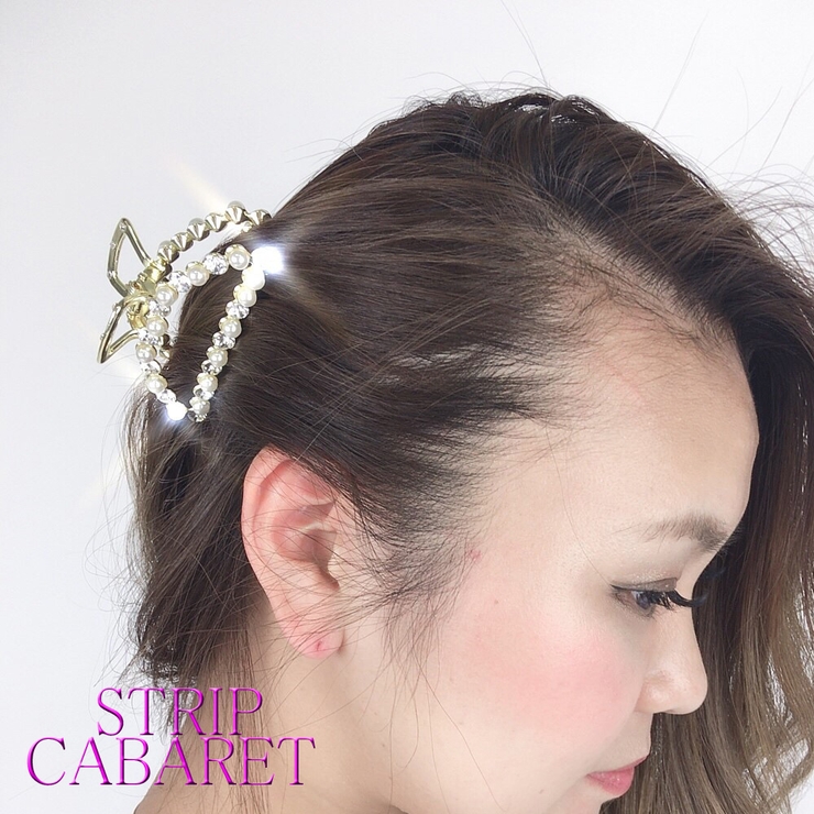 パール＆ビジュヘアクリップ セクシー ギャル[品番：SPCW0000662
