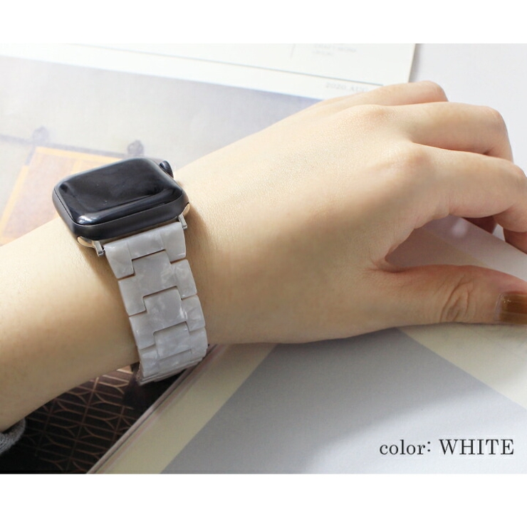 【全機種対応】アップルウォッチベルトバンドAppleWatch軽量シンプルかわいいおしゃれ大人38mm40mm41ｍｍ42mm44mm45mmレジン樹脂取替上品レディースプレゼント仕事シリーズ7654321seriesスタイルオンバック