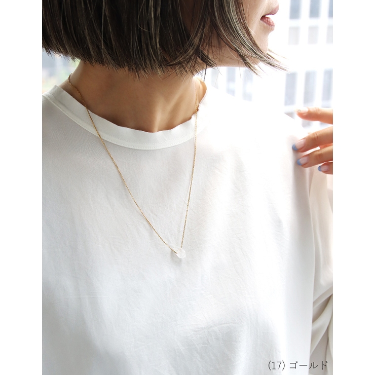 ネックレス ハーキマーダイヤモンド 水晶[品番：SASW0002840