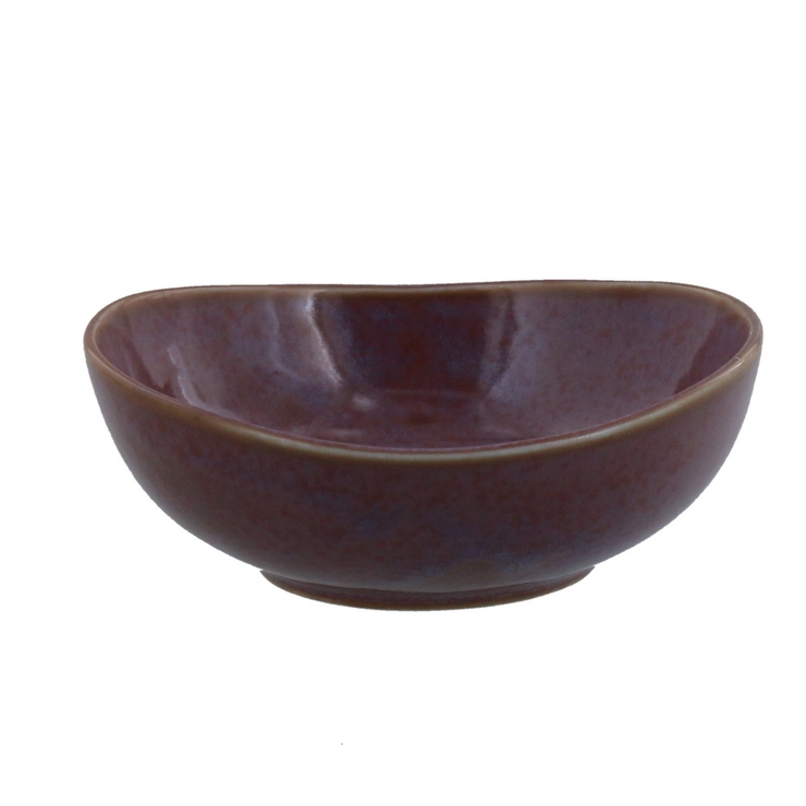 朝（あさ） | 小鉢 楕円窯変 11cm | EAST table