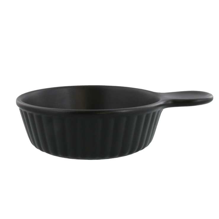 ブラック | フライパン型グラタン皿 15cm 耐熱 | EAST table