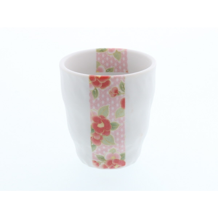 ピンク | 湯呑み 金彩椿 和食器 | EAST table
