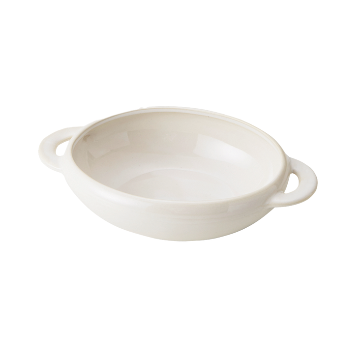 グラタン皿 600cc 楕円耳付き[品番：ADMH0001519]｜TABLE WARE