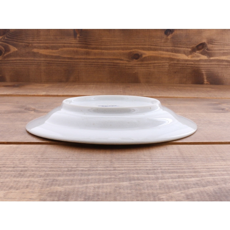 お皿 16cm リム茶ストライププレート[品番：ADMH0001364]｜TABLE