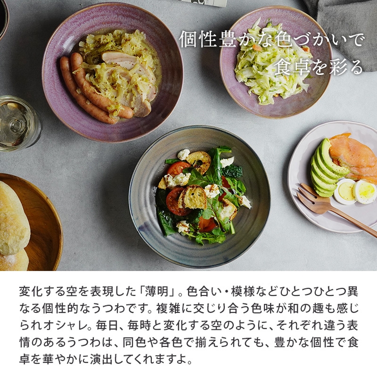 カレー　パスタ　皿　２０枚 楽天市場】カレー・パスタ皿 21.5cm 紬暮 tsunagu大人気 深皿 皿