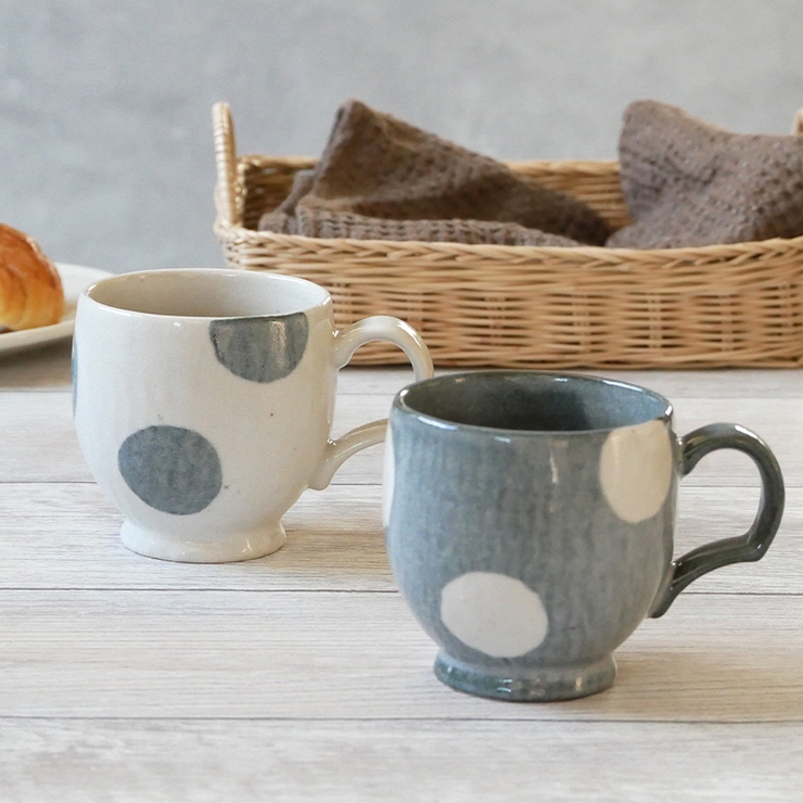 マグカップ 275cc ほっこり水玉 | EAST table | 詳細画像1 