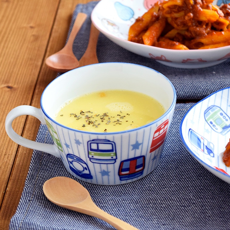 スープカップ 電車大好き 男の子用スープマグ | EAST table | 詳細画像1 