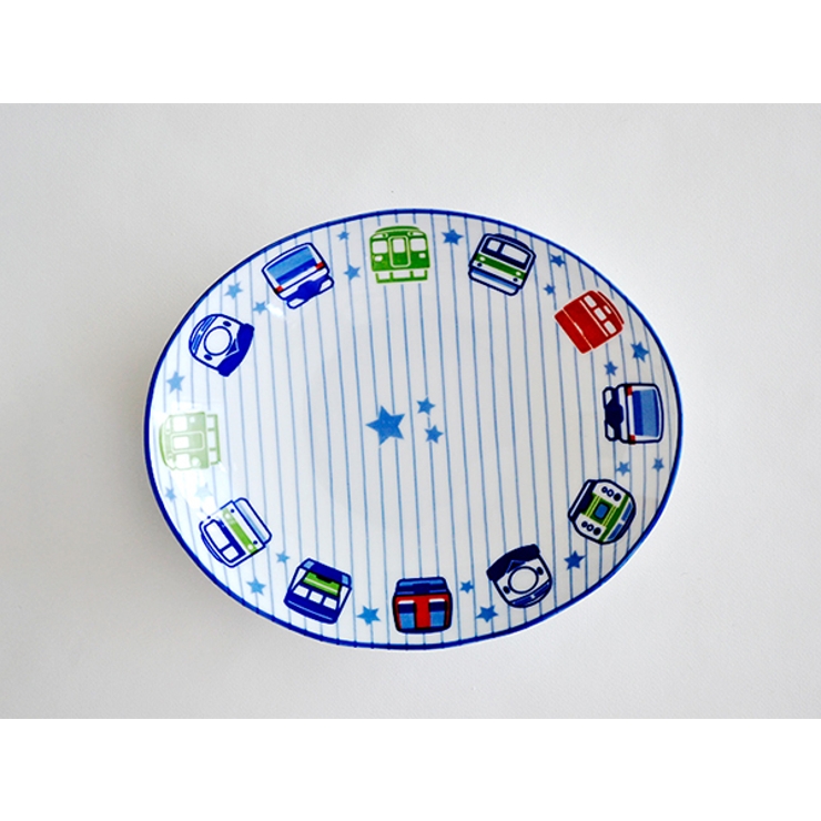 楕円皿 電車大好き 男の子用プレート | EAST table | 詳細画像4 