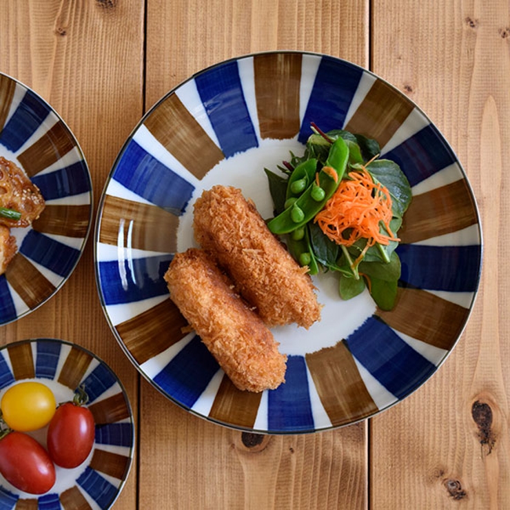 和食器 三角大皿 青茶サビ十草和食器 | TABLE WARE EAST | 詳細画像1 