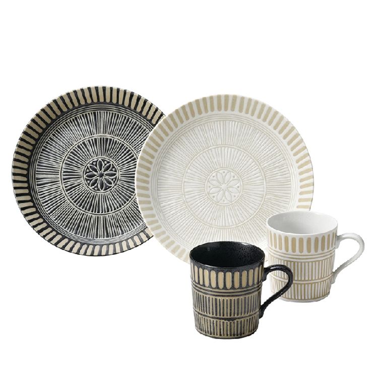 ペアパスタ皿＆マグカップ 4点セット サウサリート | TABLE WARE EAST | 詳細画像1 