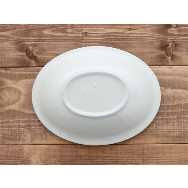 和食器 楕円鉢（渕錆粉引）中鉢 楕円中鉢 | EAST table | 詳細画像6 