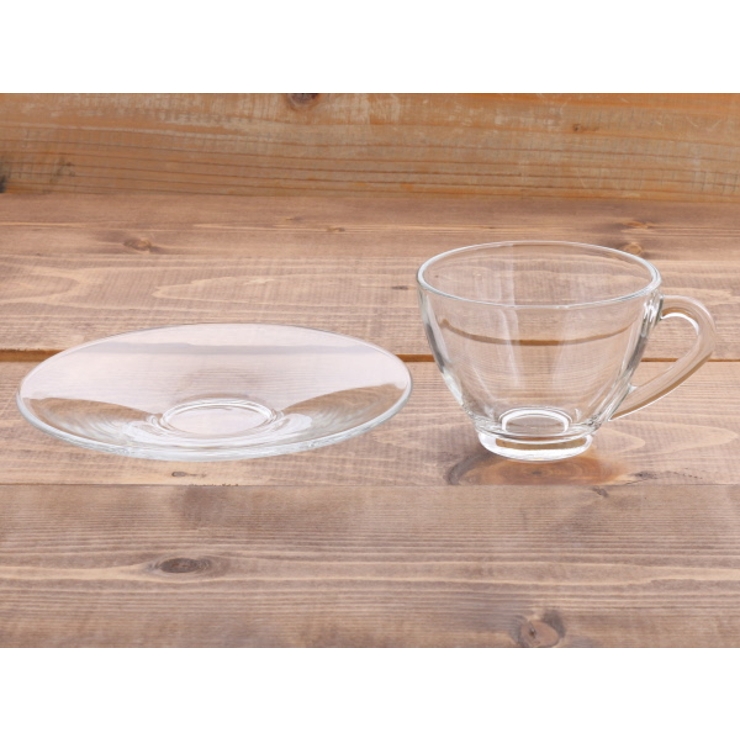 ガラス製 コスモティーカップ＆ソーサーガラス食器 ガラス製 | EAST table | 詳細画像5 