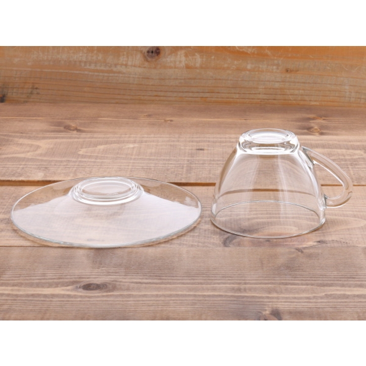 ガラス製 コスモティーカップ＆ソーサーガラス食器 ガラス製 | EAST table | 詳細画像6 