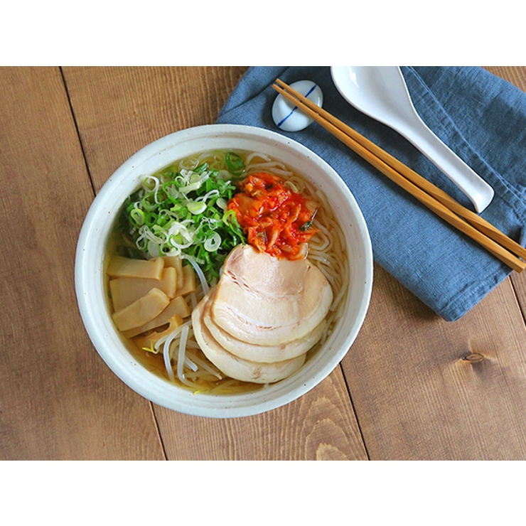 刷毛目粉引 6 3寸ラーメン丼どんぶり | EAST table | 詳細画像3 