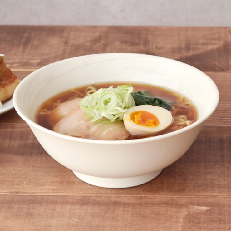 ラーメンどんぶり 19cm 渦刷毛目 | TABLE WARE EAST | 詳細画像1 