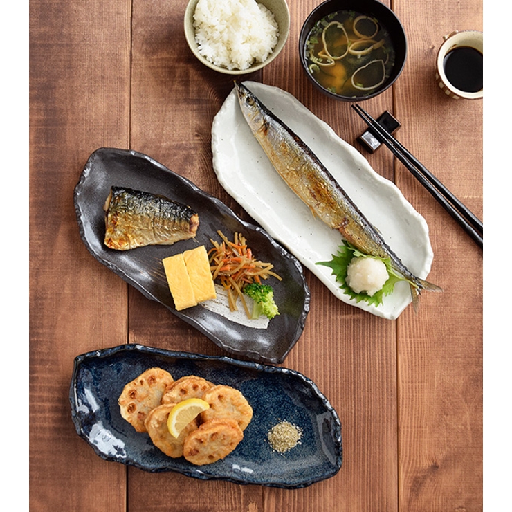 和食器 楕円長皿 手びねり風[品番：ADMH0000099]｜EAST table