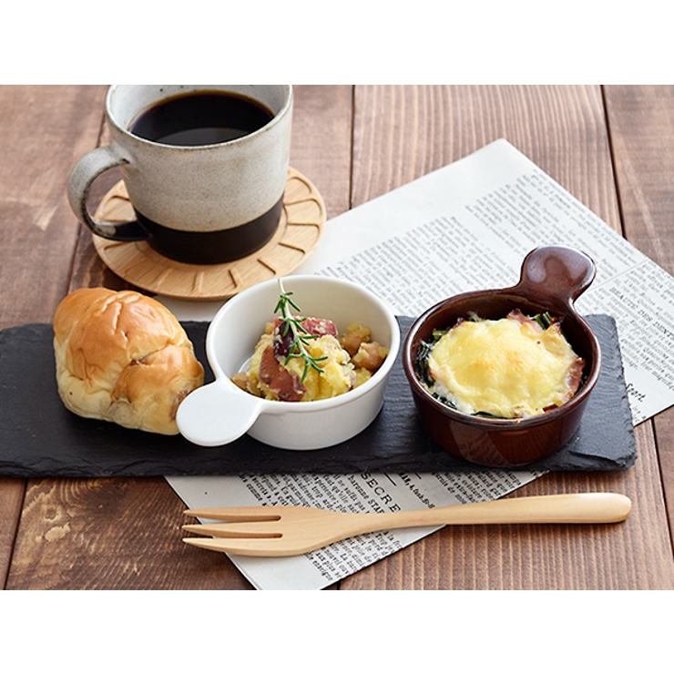 グラタン皿 おしゃれ 持ち手付きミニグラタン 品番 Admh Table Ware East テーブルウェアイースト のレディースファッション通販 Shoplist ショップリスト