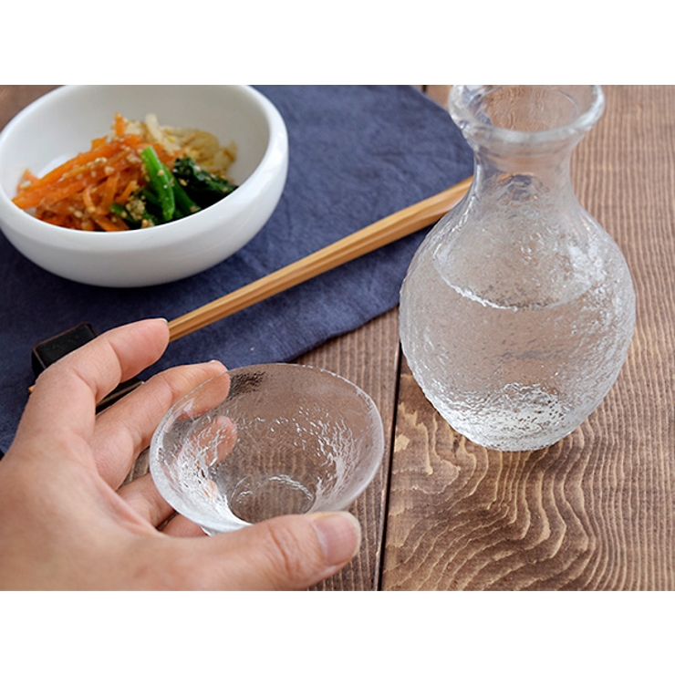 盃 岩模様 クリアガラス | EAST table | 詳細画像2 