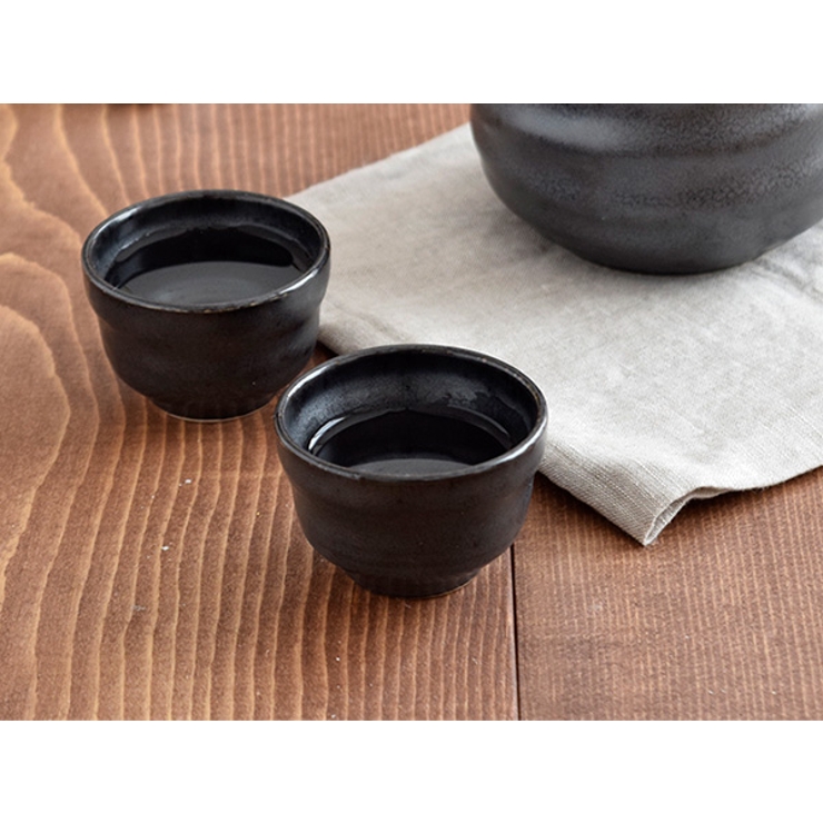 酒器 ぐい呑 鉄黒ぐい呑み | EAST table | 詳細画像4 