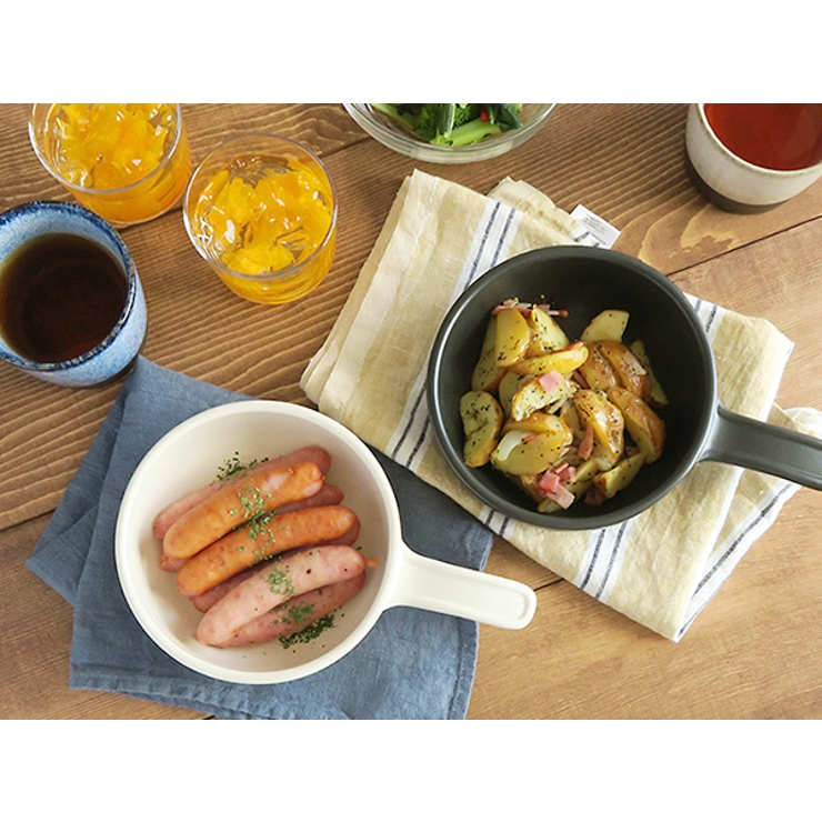 （直火OK）フライパン型グラタン直火対応/耐熱食器/オーブンウェア/グラタン皿/おうちカフェ食器/アヒージョ鍋