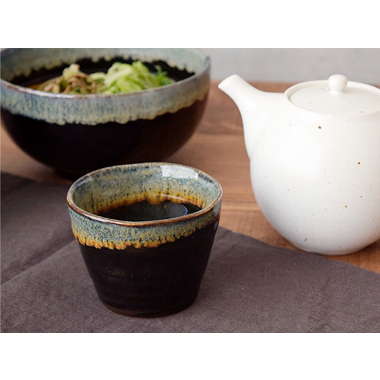 和食器 そば猪口 天目白流し | EAST table | 詳細画像7 