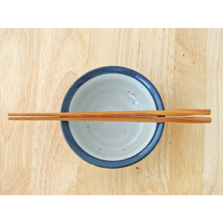 土物の小鉢藍十草和食器/貫入/鉢/取り鉢/ボウル/ストライプ/【マラソンsep12_東海北陸甲信越】/【RCP1209mara】