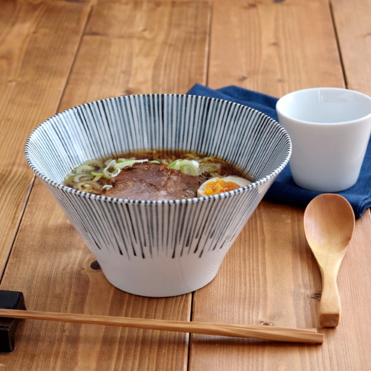 丼ぶり どんぶり 台形マルチどんぶり（M）藍十草 | EAST table | 詳細画像1 