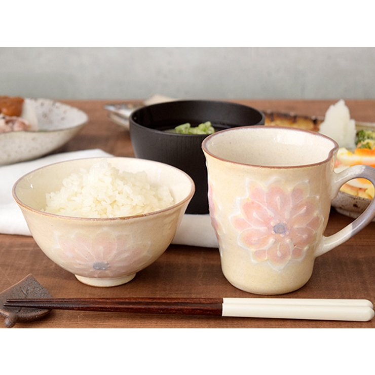 マグカップ 淡彩花 手描き一珍和食器 | EAST table | 詳細画像5 