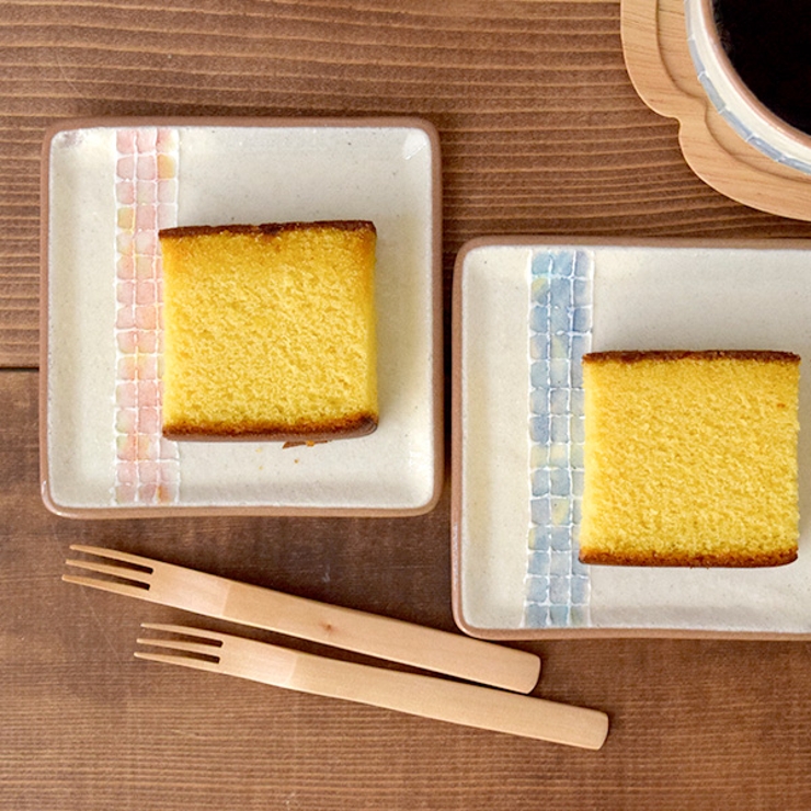 角小皿 モザイク 手描き一珍和食器 | EAST table | 詳細画像1 