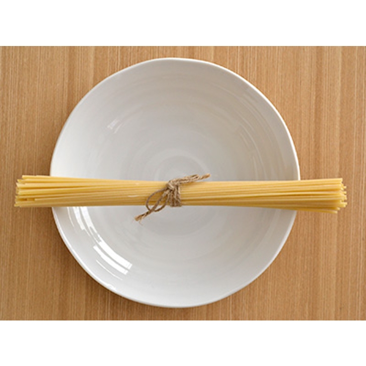 うず軽い和食器カレー皿白（6寸）20cmパスタ皿/ボウル/白い食器/サラダボウル/煮物鉢/ポーセリンアート
