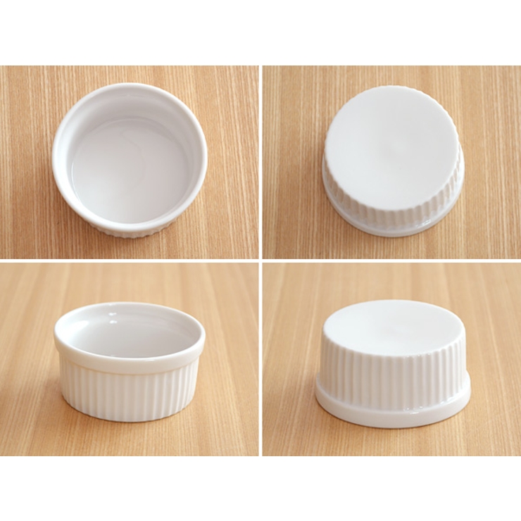 カフェの定番！＜8cmインチ＞スフレカップホワイトオーブンOK！/アウトレット食器/ココット/グラタン/スープボウル/カフェ食器/白い食器/