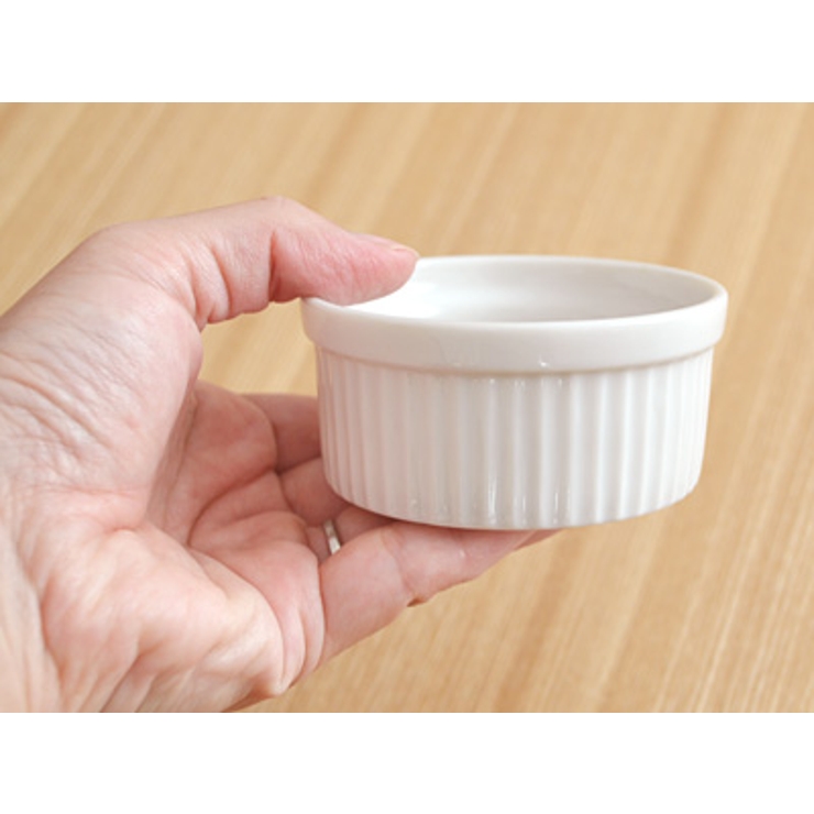 ホワイトスフレカップ（8cm）アウトレット食器/白い食器/おうちカフェ/オーブン使用可能/ココット//【RCP】