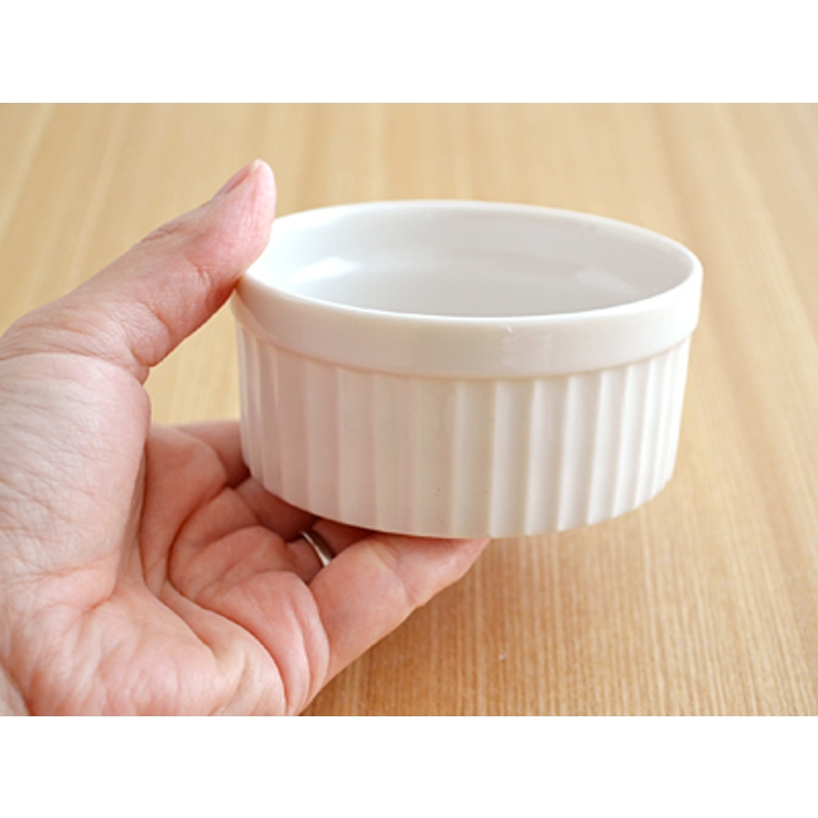 ホワイトスフレカップ（9cm）アウトレット食器/白い食器/おうちカフェ/オーブン使用可能/ココット//【RCP】