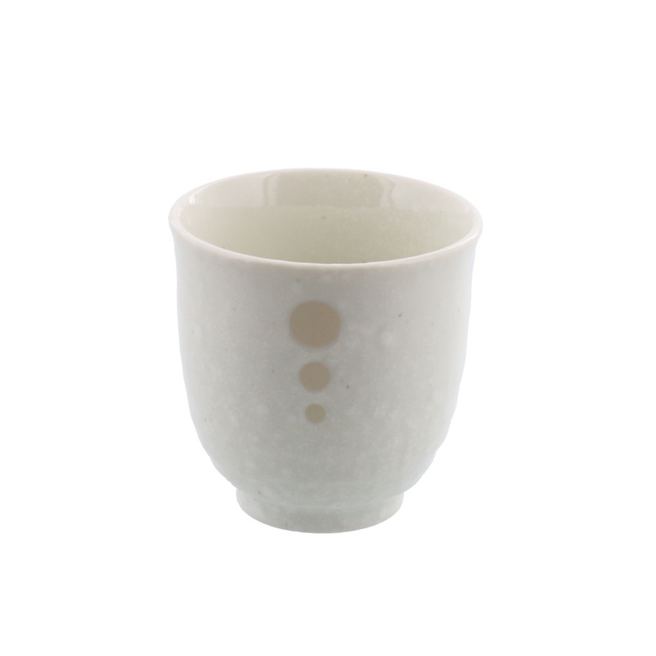 白 | 和食器 水玉 長湯呑（ドットモノトーンシリーズ）湯呑み | EAST table