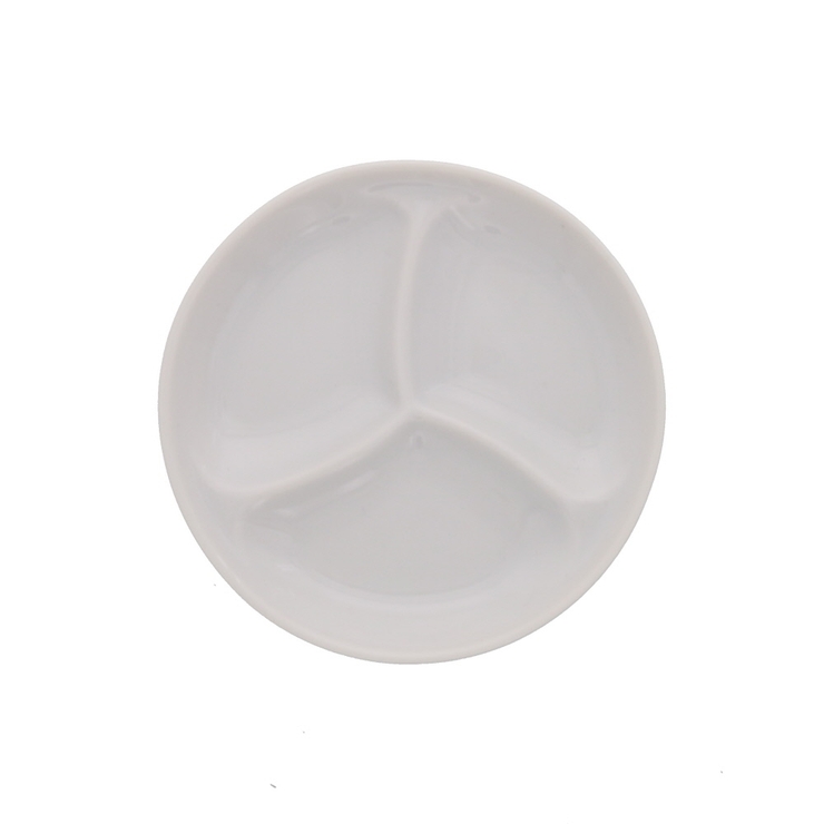 3つ仕切り　白 | 仕切り皿 おつまみ小皿 和食器 | EAST table