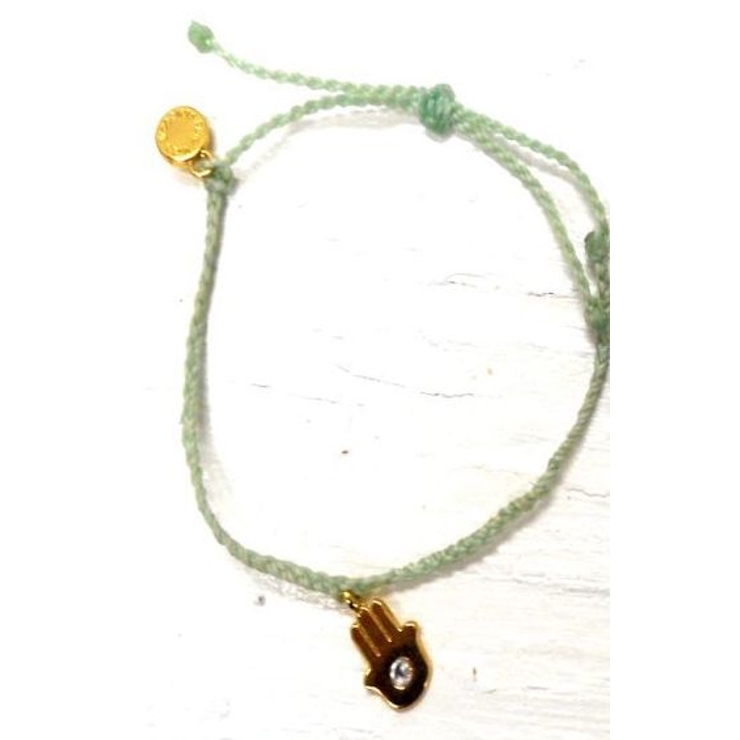 ライトグリーン | プラヴィダブレスレット HAMSA BITTY CHARMS | BACKHEAD