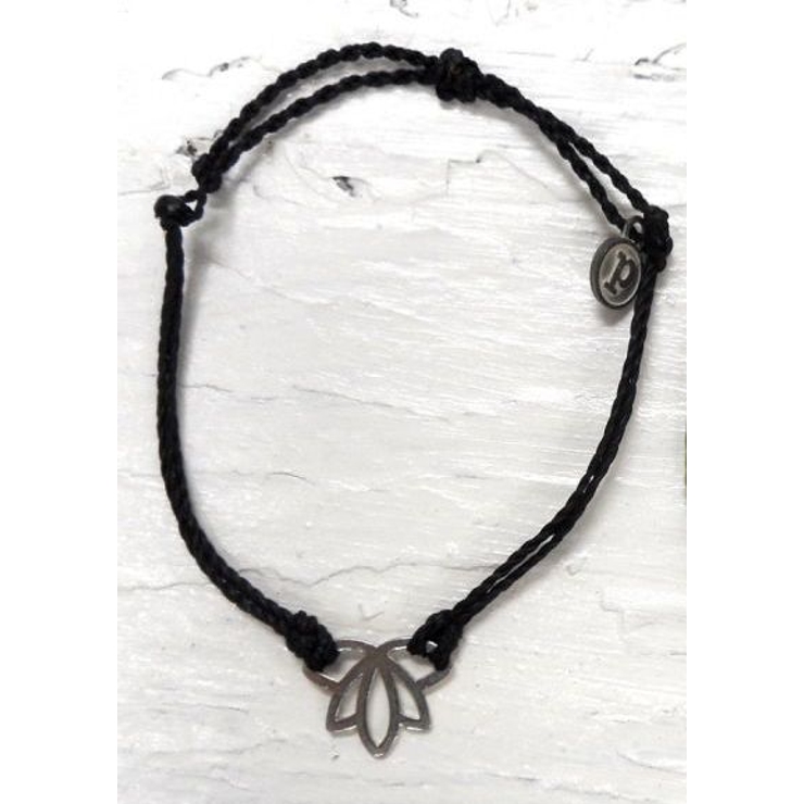 ブラック | プラヴィダブレスレット LOTUS BITTY CHARMS  | BACKHEAD
